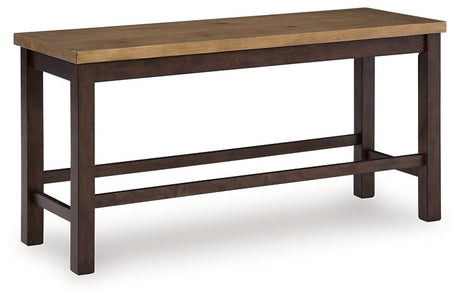 Rylandeen Counter Height Dining Bench - Furniture World