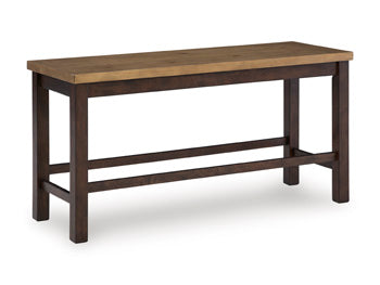 Rylandeen Counter Height Dining Bench - Furniture World