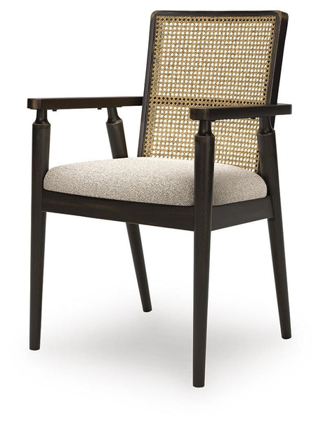 Galliden Dining Arm Chair - Furniture World