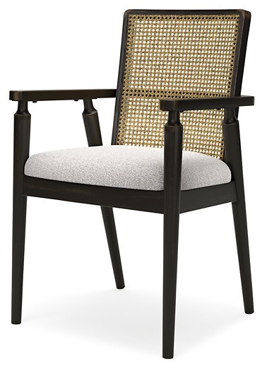 Galliden Dining Arm Chair - Furniture World
