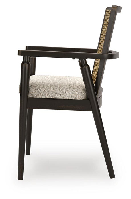 Galliden Dining Arm Chair - Furniture World
