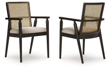 Galliden Dining Arm Chair - Furniture World