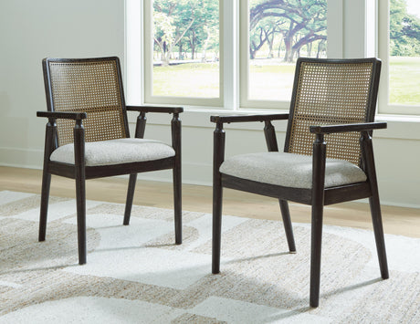Galliden Dining Arm Chair - Furniture World