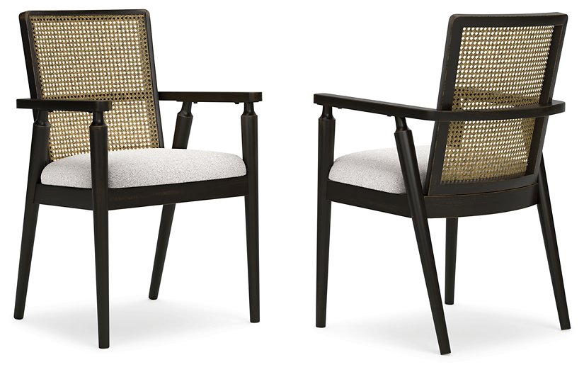 Galliden Dining Arm Chair - Furniture World