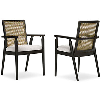 Galliden Dining Arm Chair - Furniture World