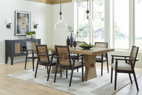 Galliden Dining Arm Chair - Furniture World