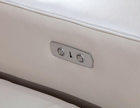 ABBERTON Power Loveseat, Beige - Furniture World