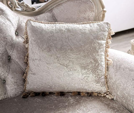Acapulco White & Espresso Loveseat - Furniture World
