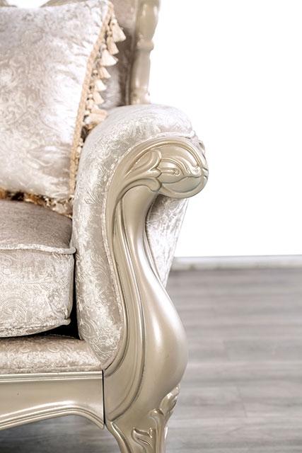Acapulco White & Espresso Loveseat - Furniture World