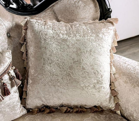 Acapulco White & Espresso Loveseat - Furniture World