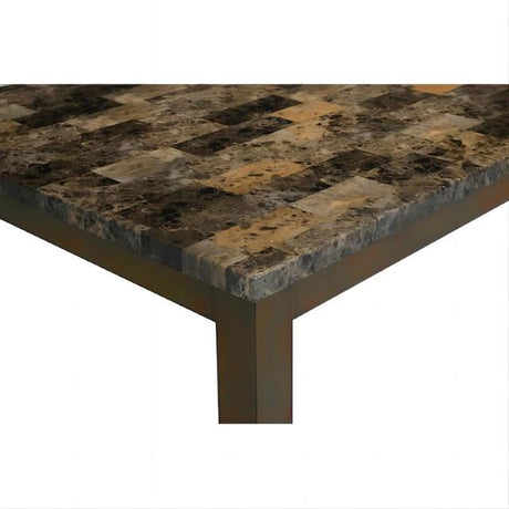 Adia 7 Pc Dinning Table Set Grey & Brown - Furniture World