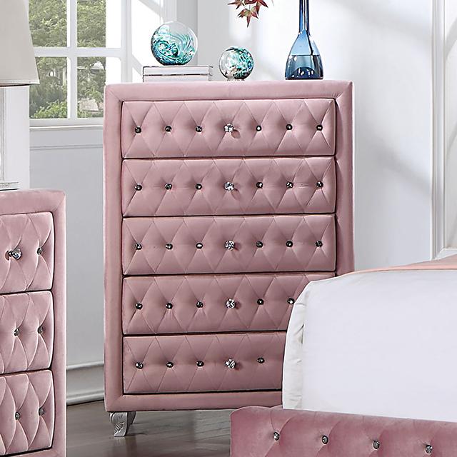 ZOHAR Chest, Pink - Furniture World