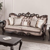 Albacete Sofa Campage & Walnut