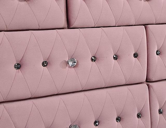 ZOHAR Dresser, Pink - Furniture World