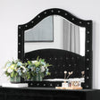 ZOHAR Mirror, Black - Furniture World