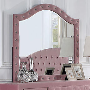 ZOHAR Mirror, Pink - Furniture World