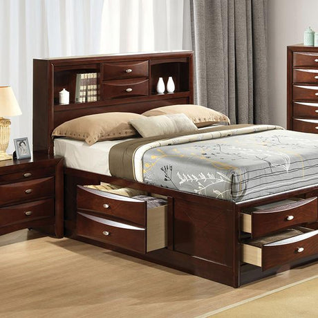 Zosimo Bed Black, Chrome, & Grey - Furniture World