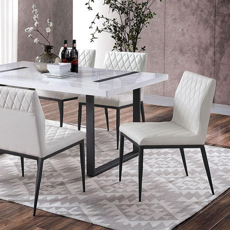 Alessia 7 Pc Dining Table Set - Furniture World
