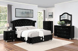 ZOHAR Mirror, Black - Furniture World