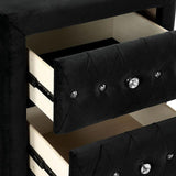 Zohar Bed Black & Pink - Furniture World