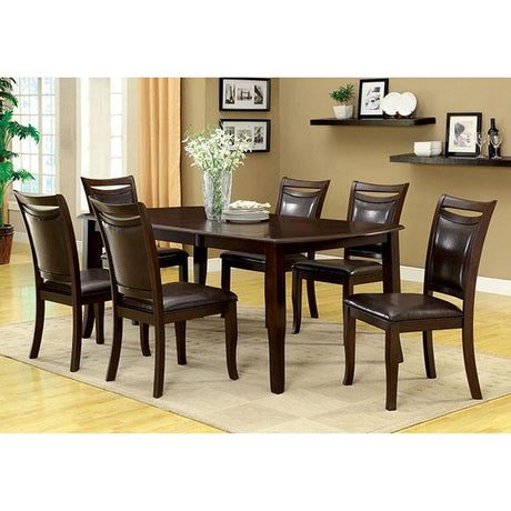 Woodside Dark Cherry/Espresso Side Chair (2/CTN) - Furniture World