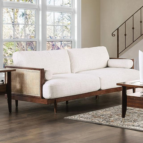 ALESUND Sofa, Beige/Light Oak, Natural & Brown - Furniture World