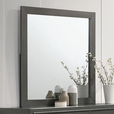 ALISON Mirror, Dark Walnut - Furniture World