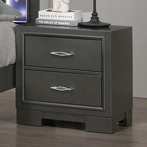 ALISON Night Stand, Dark Walnut - Furniture World