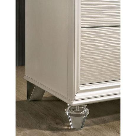 ALLIE Dresser Beige & Rose Gold - Furniture World