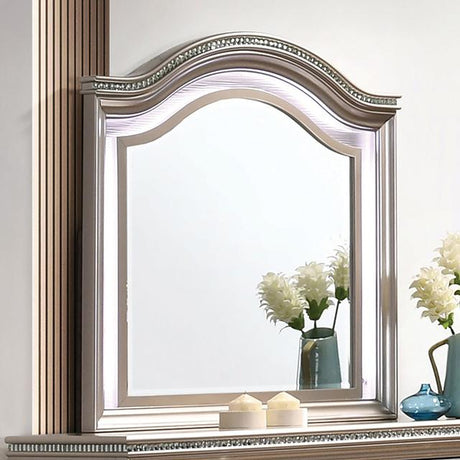 ALLIE Mirror Beige & Rose Gold - Furniture World