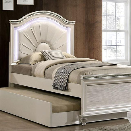 Allie Bed Beige & Pink - Furniture World
