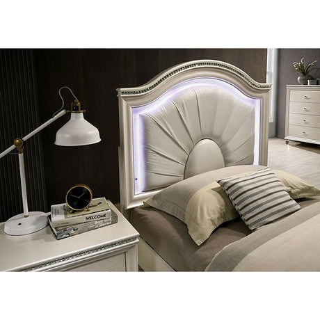 Allie Bed Beige & Pink - Furniture World