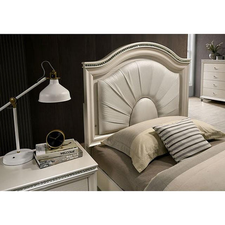 Allie Bed Beige & Pink - Furniture World
