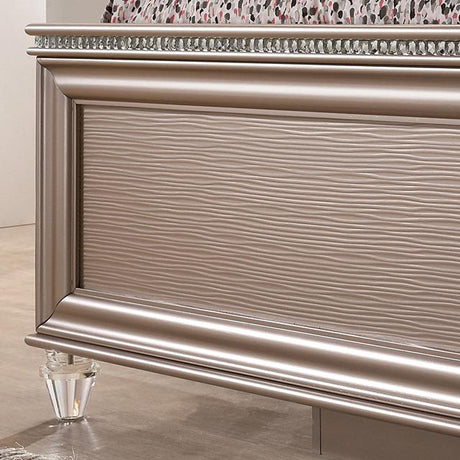Allie Bed Beige & Pink - Furniture World