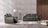 ALTAMURA Power Sofa, Gray & Beige - Furniture World