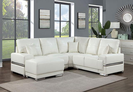 ALTHEA Sectional, White - Furniture World