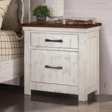ALYSON Night Stand w/ USB Plug - Furniture World
