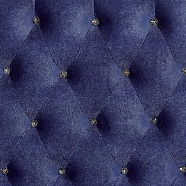 Alzir Bed Grey & Blue - Furniture World