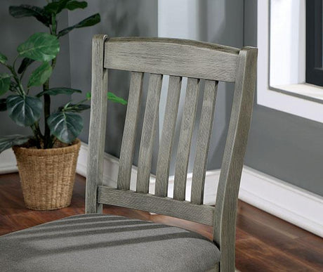 ANAYA Counter Ht. Chair (2/CTN), Gray/Lt. Gray - Furniture World