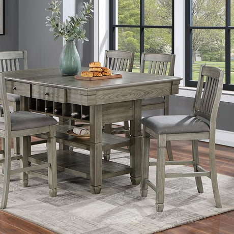 Anaya 7 Pc Counter Ht Table Set - Furniture World