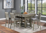 ANAYA Counter Ht. Table, Gray - Furniture World