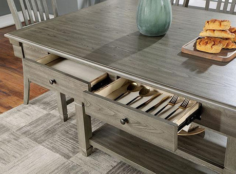 ANAYA Counter Ht. Table, Gray - Furniture World