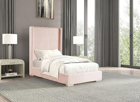 Cadwell Bed Black, Grey, Pink & White - Furniture World