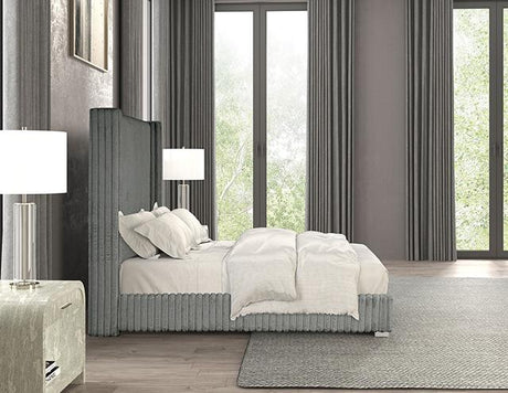 Cadwell Bed Black, Grey, Pink & White - Furniture World