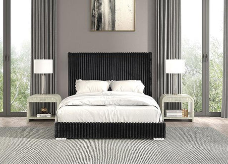 Cadwell Bed Black, Grey, Pink & White - Furniture World