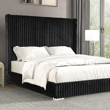 Cadwell Bed Black, Grey, Pink & White - Furniture World