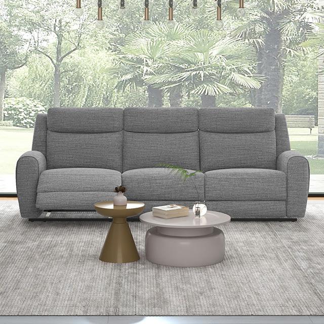 Antonius Manual Recliner Sofa - Furniture World