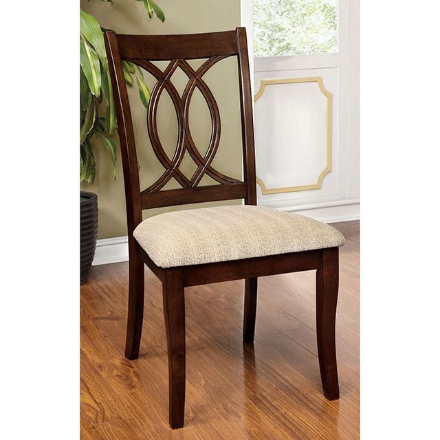 Carlisle Brown Cherry Round Dining Table - Furniture World