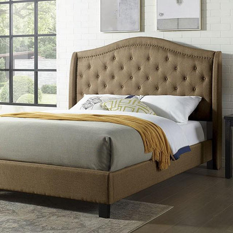 Carly Bed Grey & Brown - Furniture World