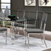 Casper Chrome Dining Table - Furniture World